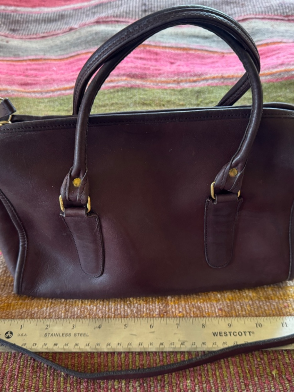 COACH Bag Leather Brown - Picture 2 of 10